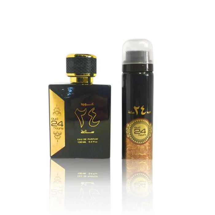 Oud 24 Hours perfume 100ML + Deodorant For Men and Women